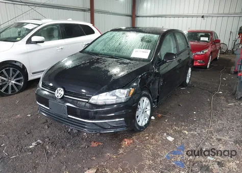 2019 Volkswagen Golf 1.4T S/1.4T Se from USA, damaged, VIN 3VWG57AU7KM020866